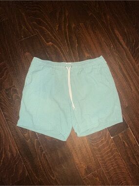 J crew 7" mesh-lined swim trunk frosty mineral mens XL